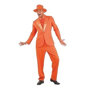 Dumb and Dumber Cosplay Orange Suit with Hat